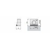 4WHU 12-CBN  Precisely ground CBN wiper inserts for super-finishing of hardened steels and hard cast irons - Big-tools Industrial Supply Tools for Metal Cutting